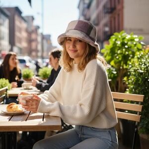 Warm Fuzzy Bucket fur Stylish  bucket hat, cozy,Perfect for casual outings.
